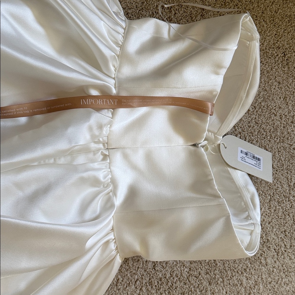 Meshki White Strapless Mini Dress - Picture 5 of 5